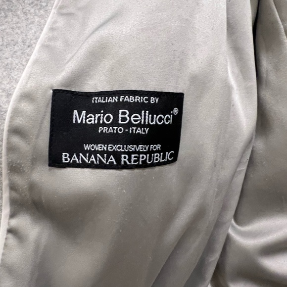 Banana Republic Italian Wool Melton Bomber Coat by Mario Bellucci - Picture 7 of 9